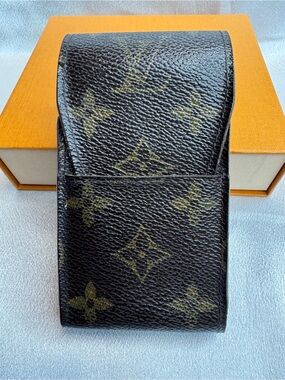 Louis Vuitton LV Monogram Canvas Cigarette Pouch Unisex